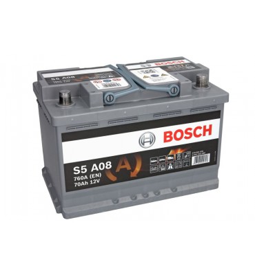 Aku Bosch AGM 70Ah 760A Start-Stop